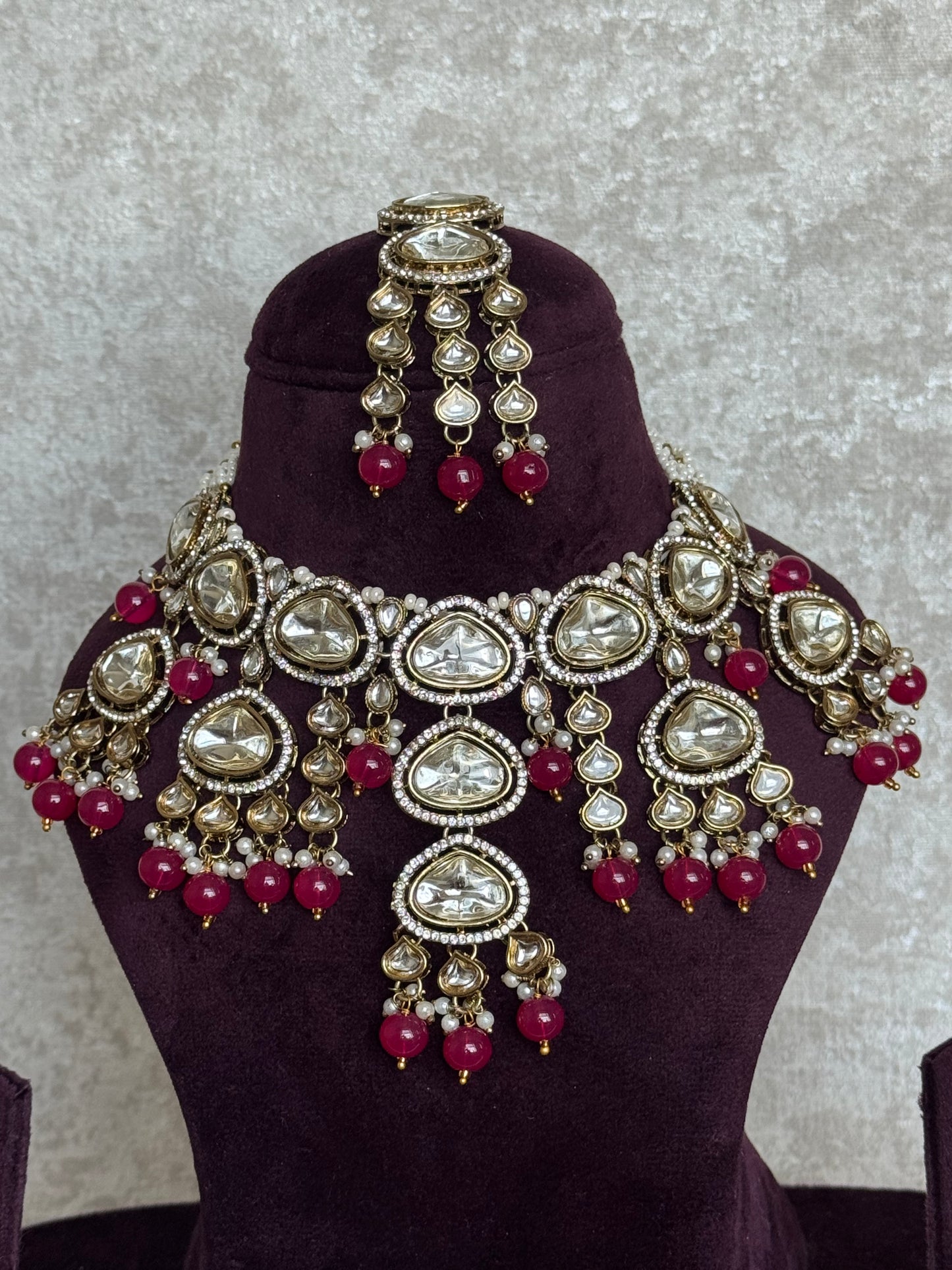 Statement Kundan Necklace Set | The Tara Collection