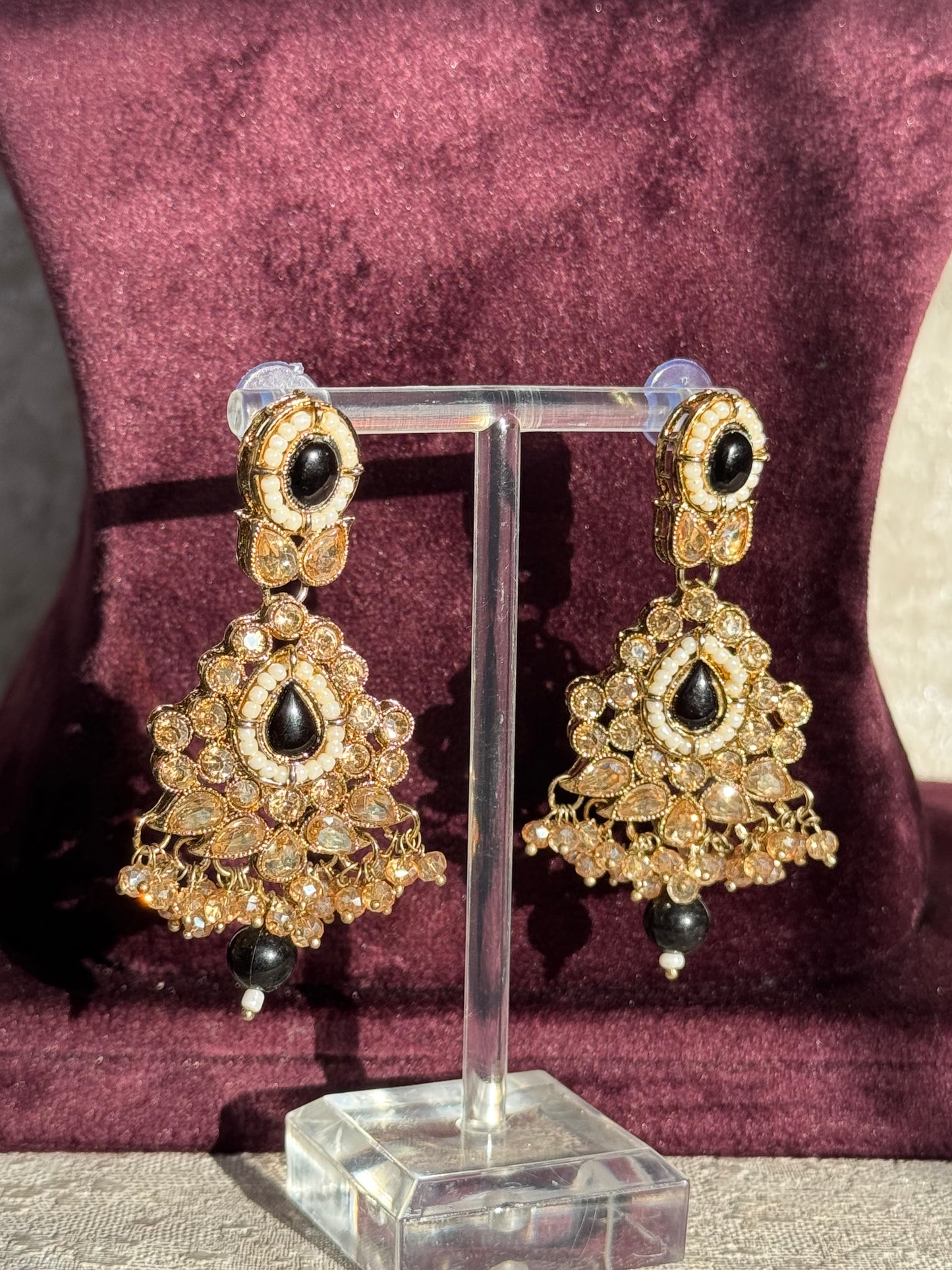 Polki Necklace Set | Necklace, Earrings & Tikka