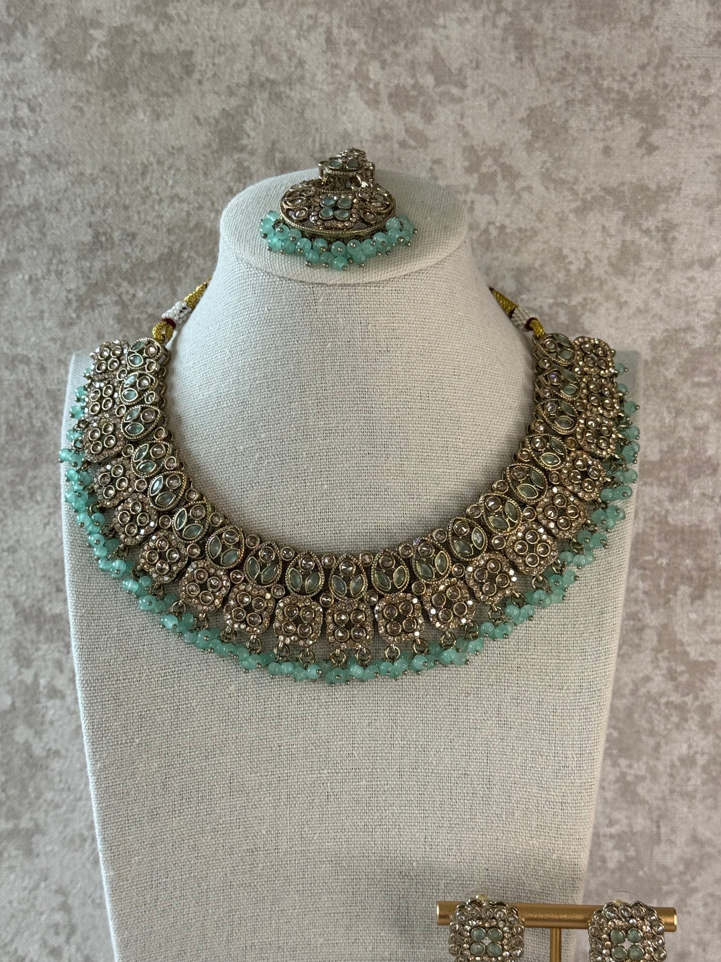 Elegant Necklace & Jhumka Set – Multiple Colours