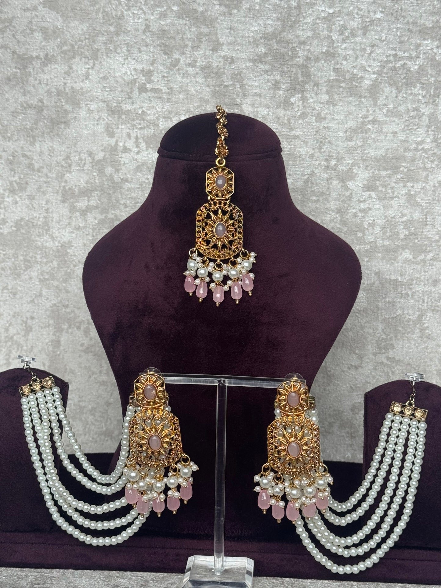 Earring Tikka Set | Detachable Sahara | The Tara Collection