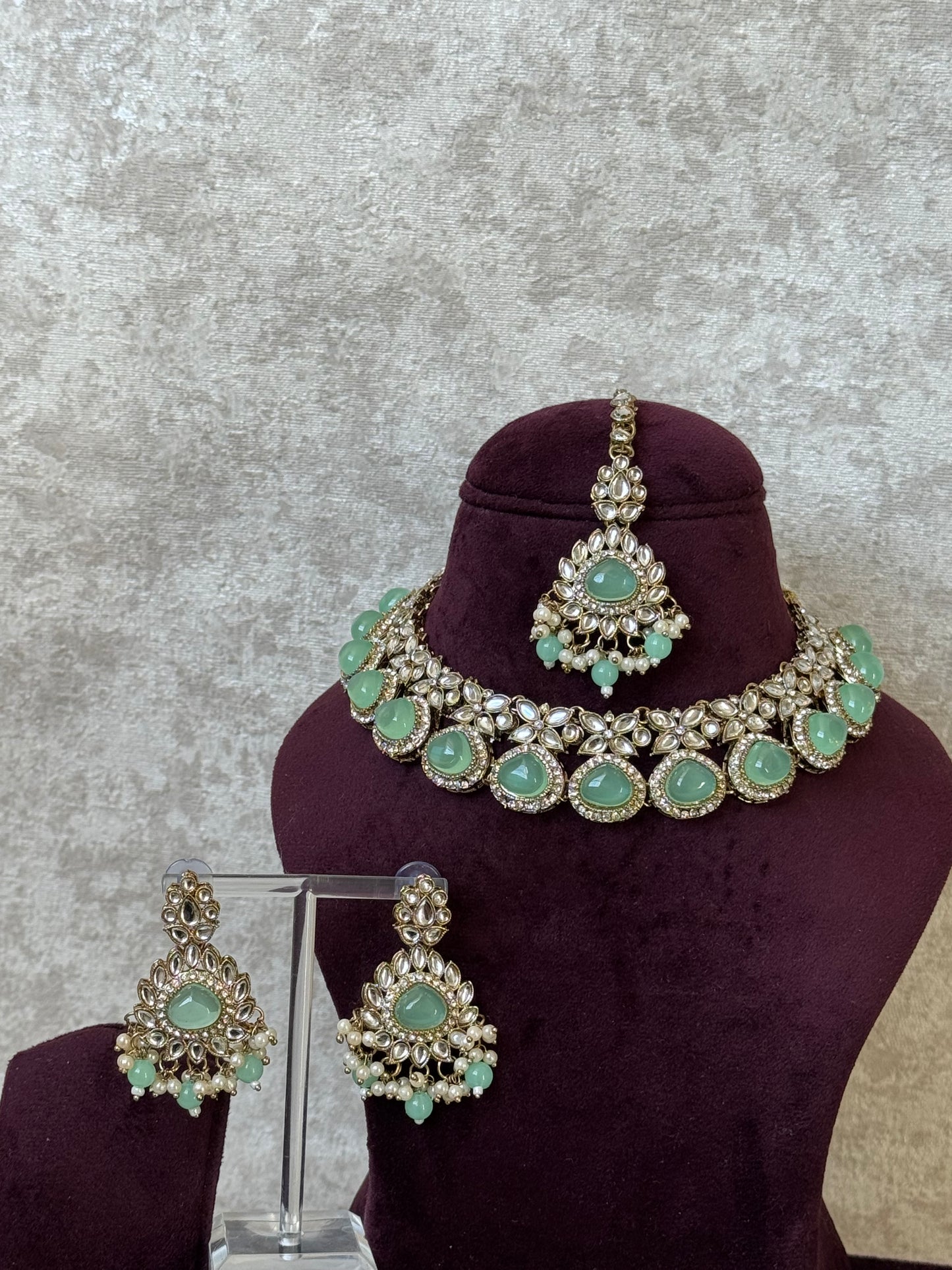 Kundan Style Necklace Set | The Tara Collection