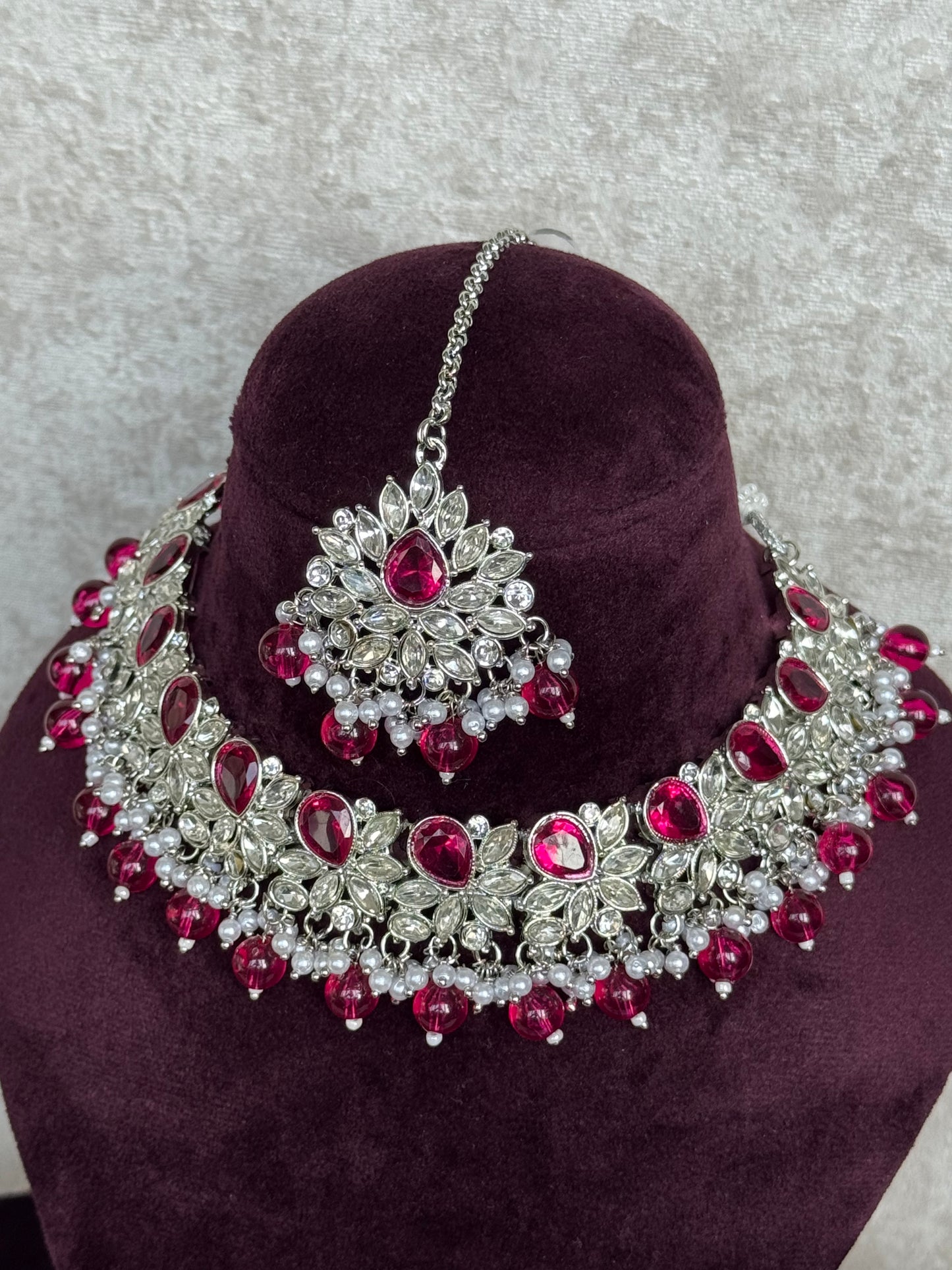 Silver Necklace Set Collection| The Tara Collection
