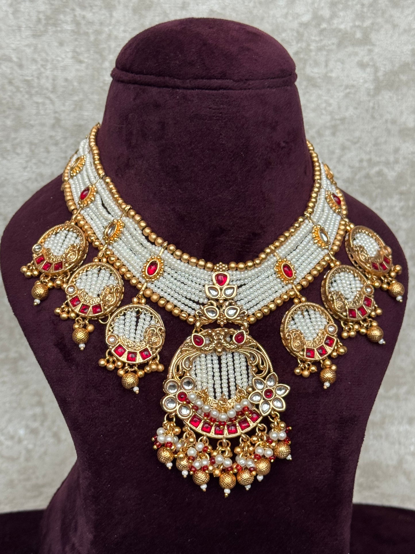 Heritage Rice Bead Necklace Set | The Tara Collection