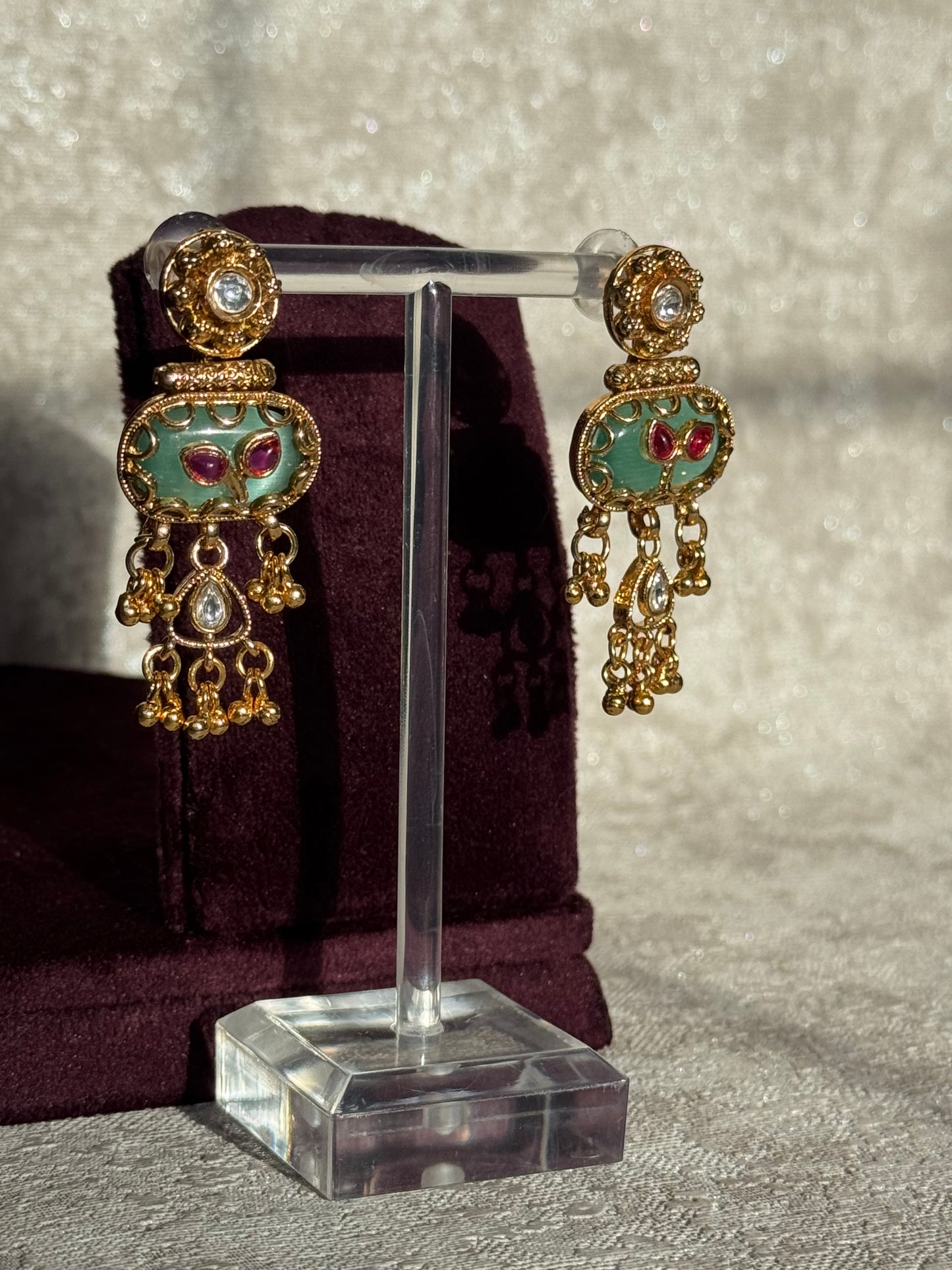 Heritage Necklace Set (doublet stone & Kundan)