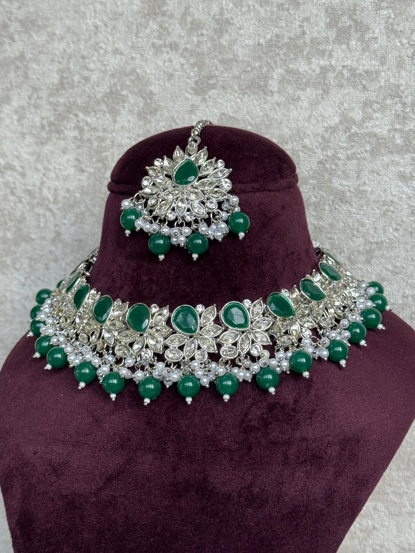Silver Necklace Set Collection| The Tara Collection