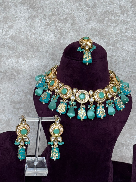 Stonework Necklace Set | The Tara Collection