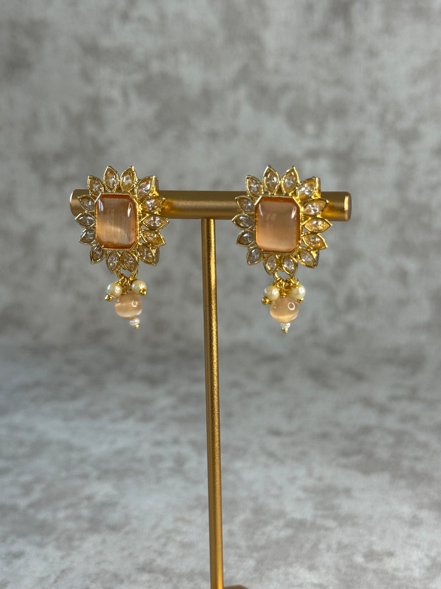 Mini Statement Stud Earrings – Multiple Colours