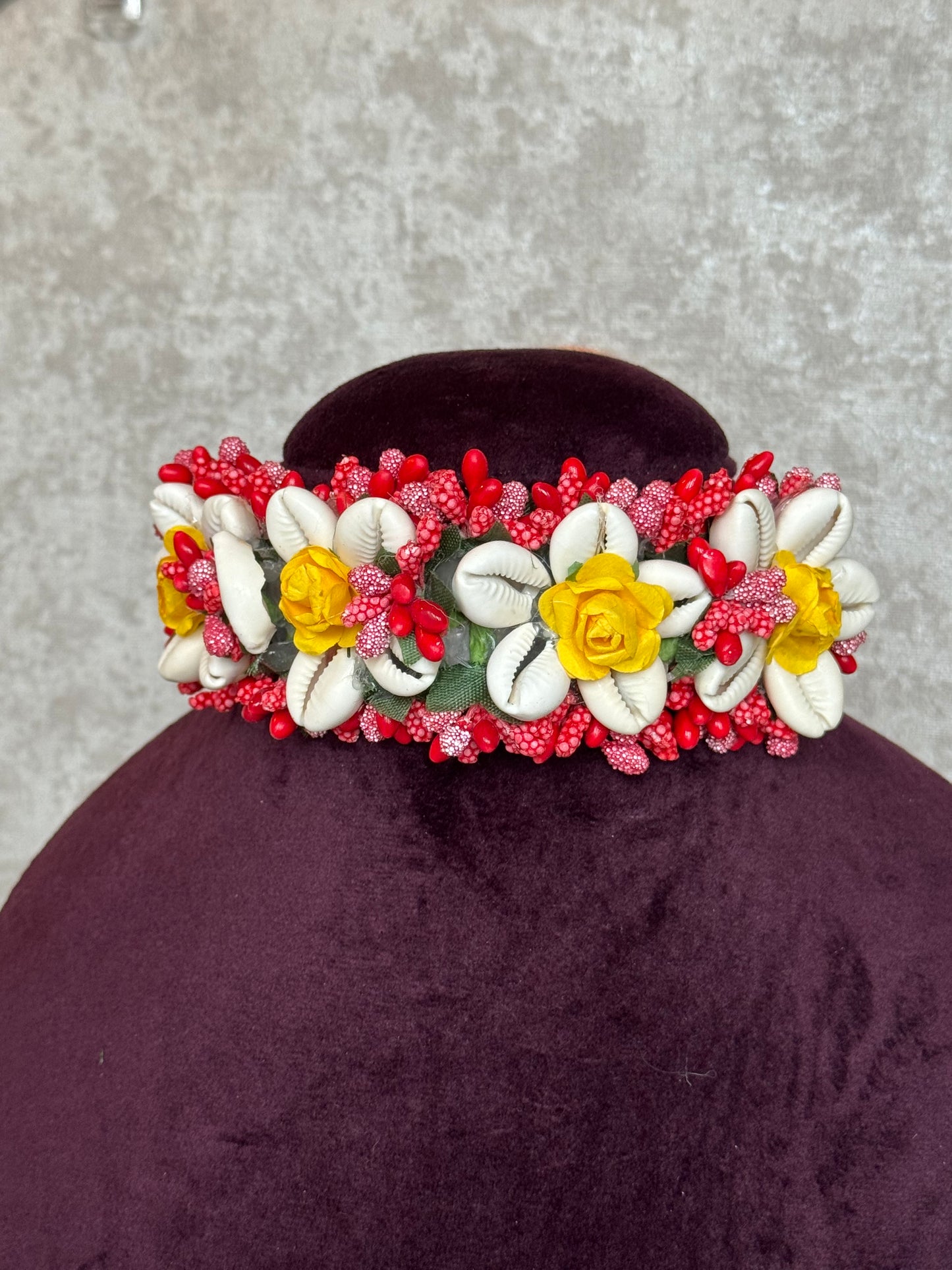 Floral Full Set | Necklace, Headpiece, Earrings & 2 Rings | The Tara Collection