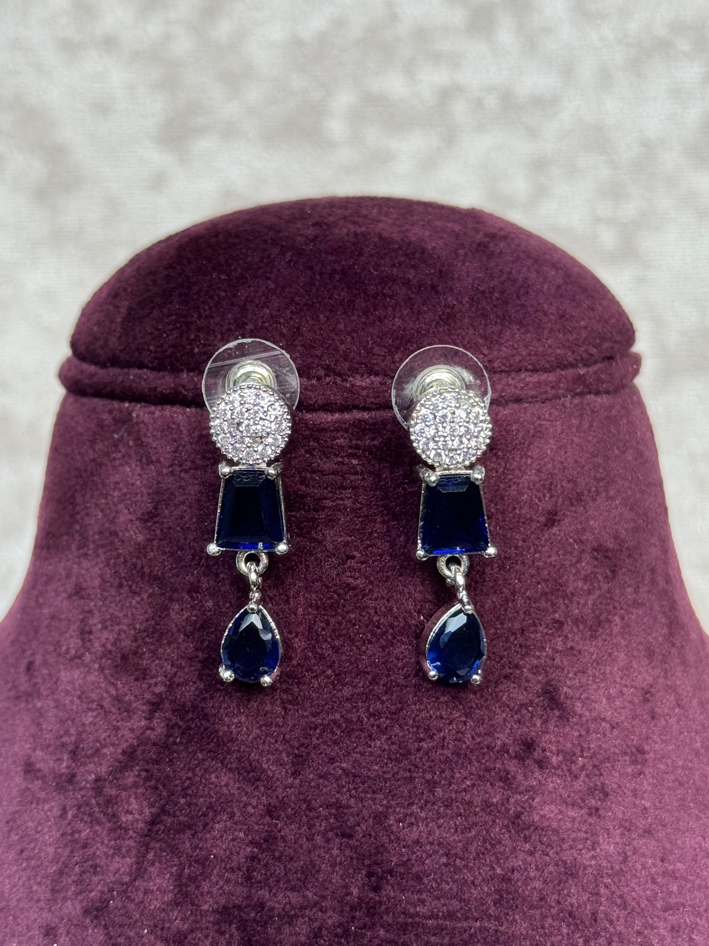 American Diamond Necklace Set | The Tara Collection