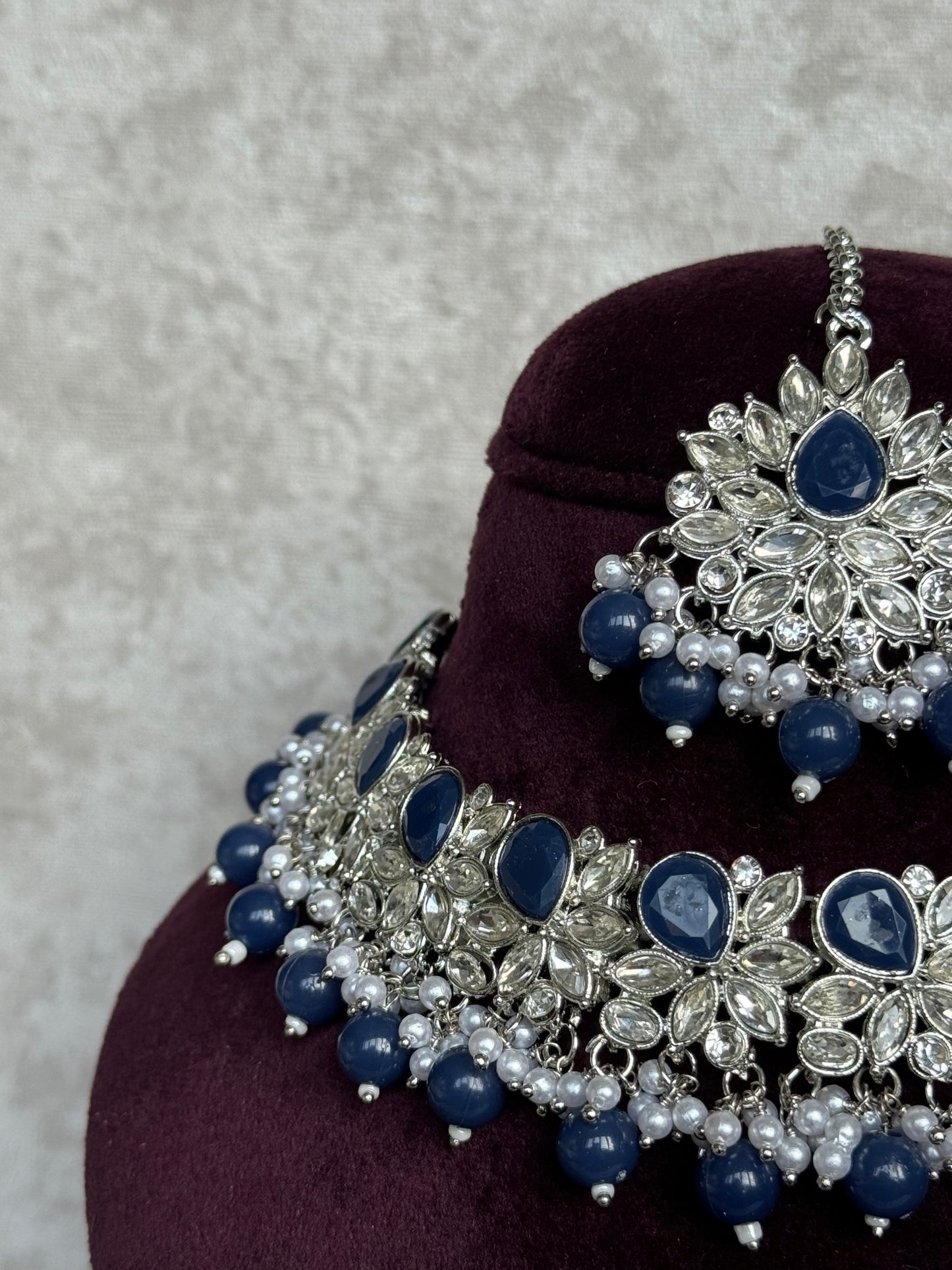 Silver Necklace Set Collection| The Tara Collection