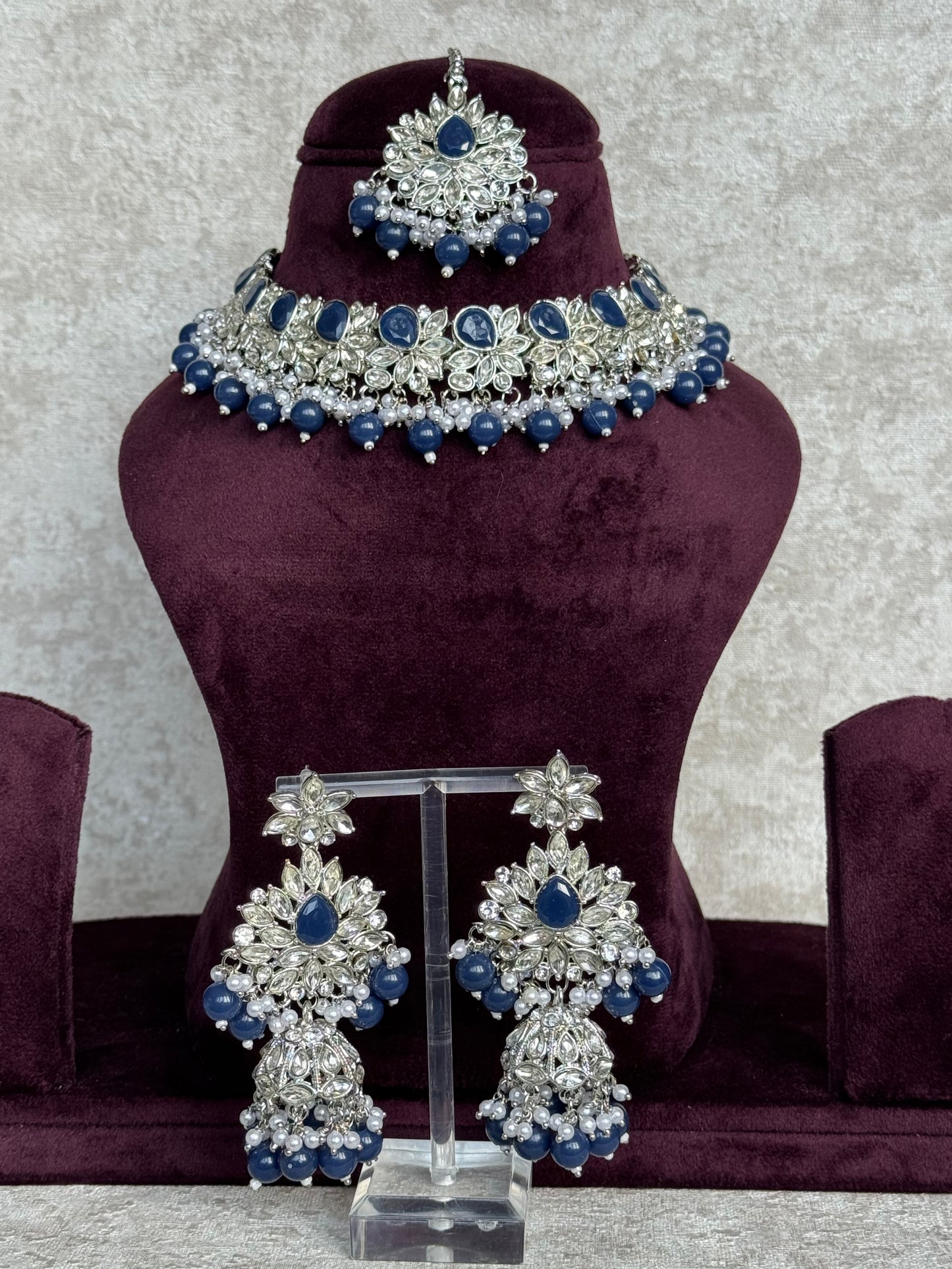 Silver Necklace Set Collection| The Tara Collection