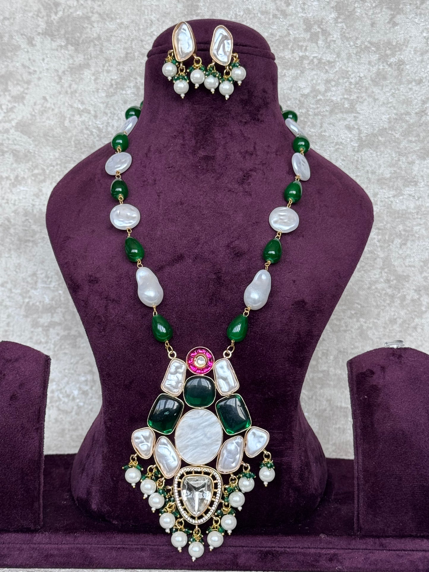 Long Mala Pearl Set | The Tara Collection
