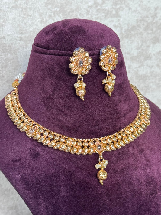 Gold Necklace Set | The Tara Collection