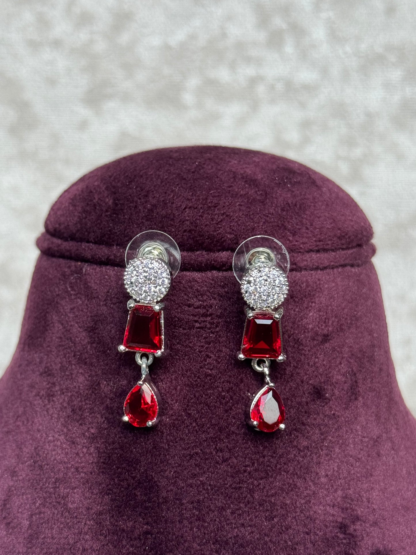American Diamond Necklace Set | The Tara Collection