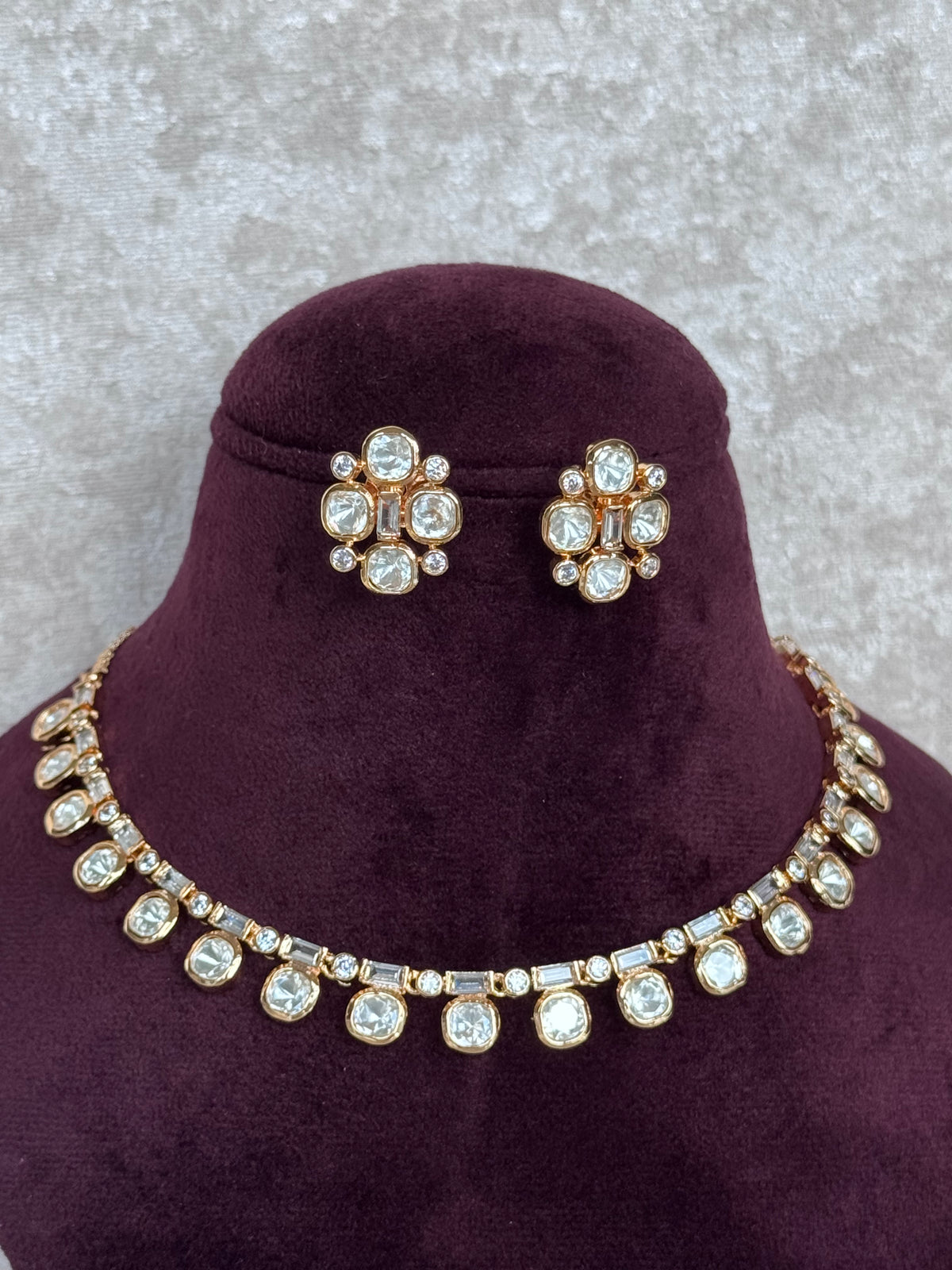 Kiran - Heritage Indian Kundan Necklace Set | The Tara Collection