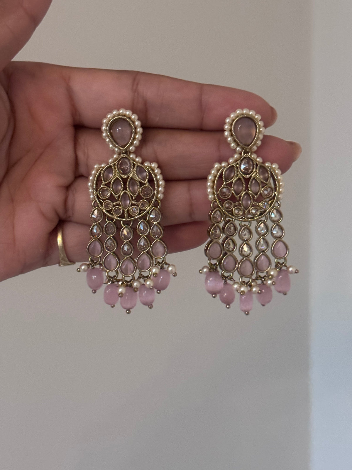 Diya - Antique Gold Earrings | The Tara Collection