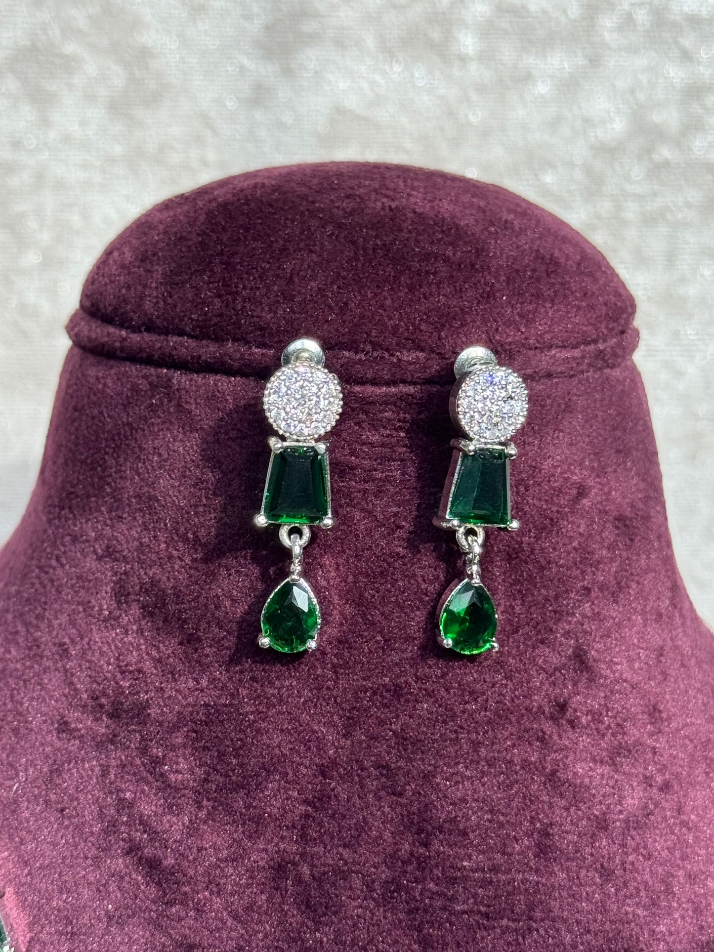 American Diamond Necklace Set | The Tara Collection
