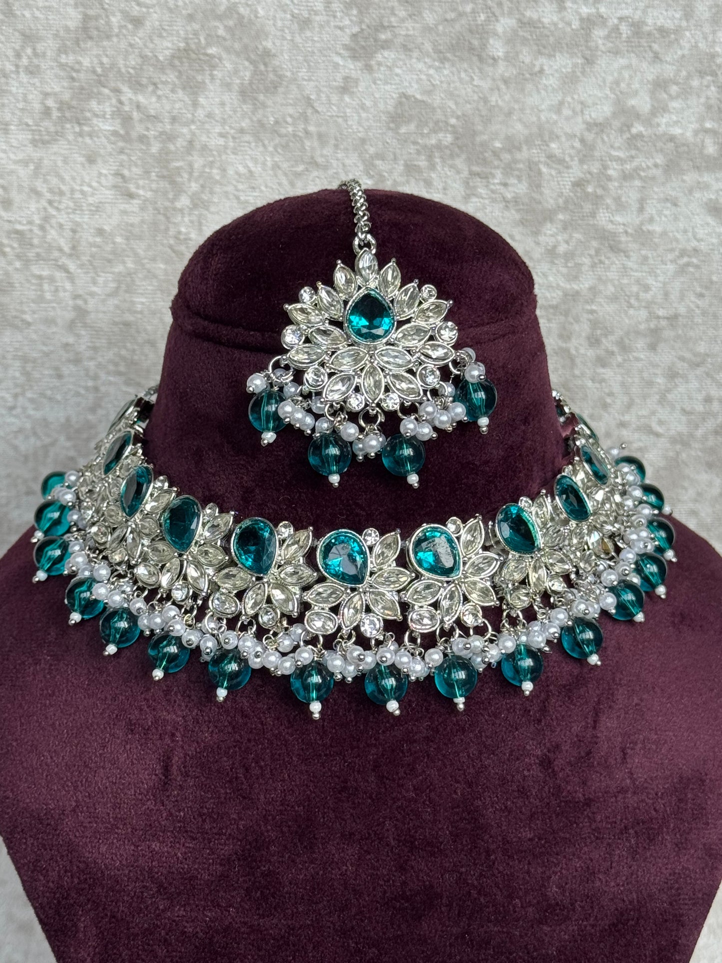 Silver Necklace Set Collection| The Tara Collection