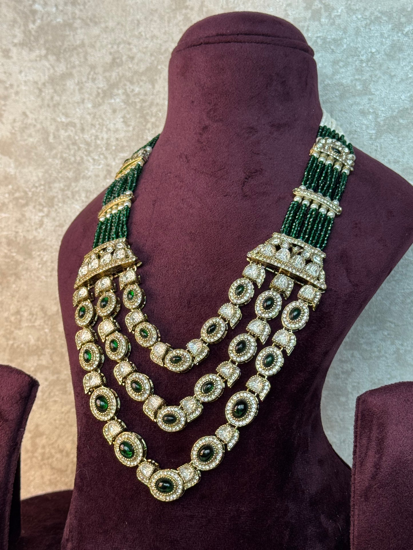 Multi Chain Mala Necklace Set