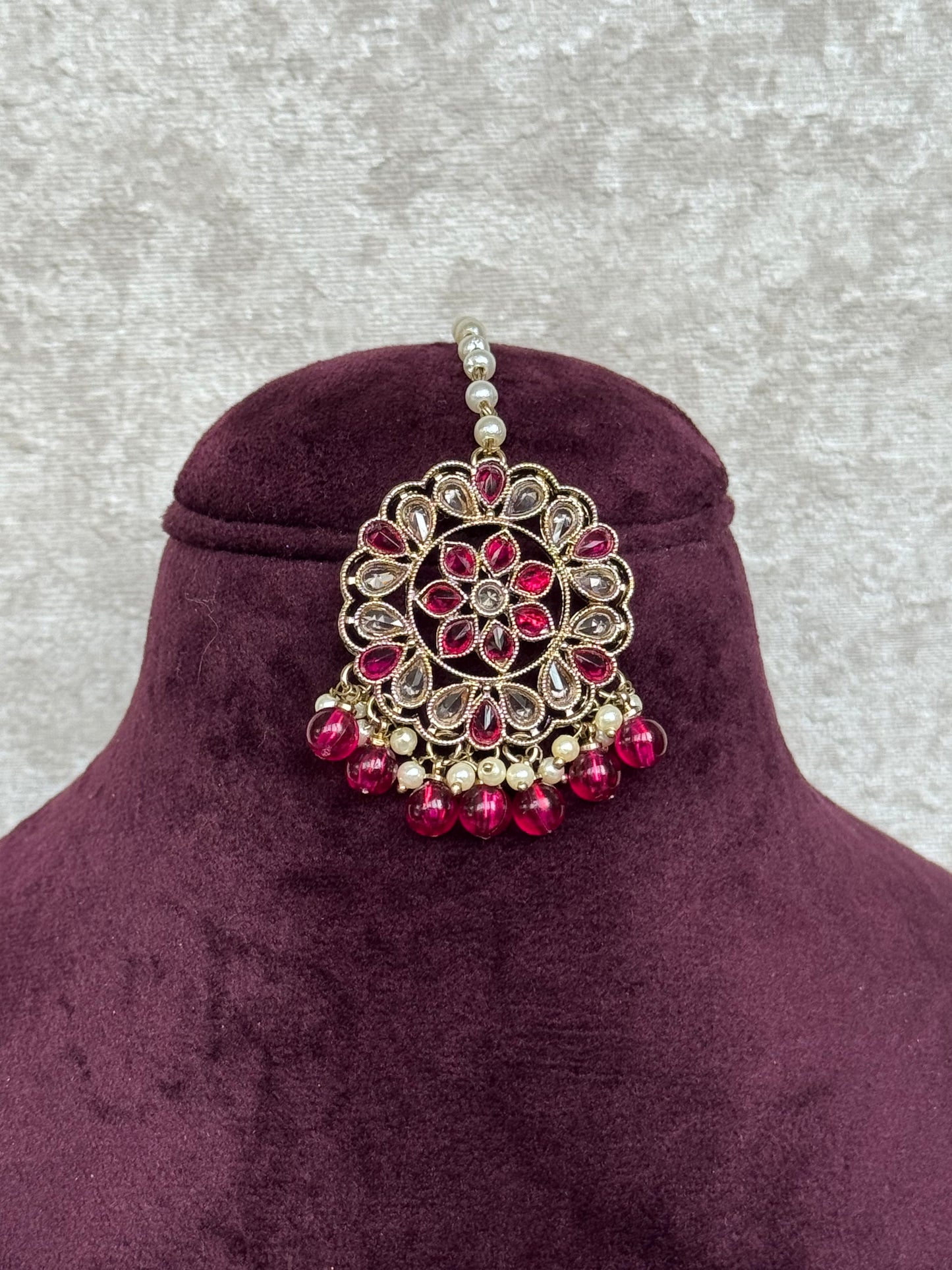 Jhumka Sahara Earring Tikka Set