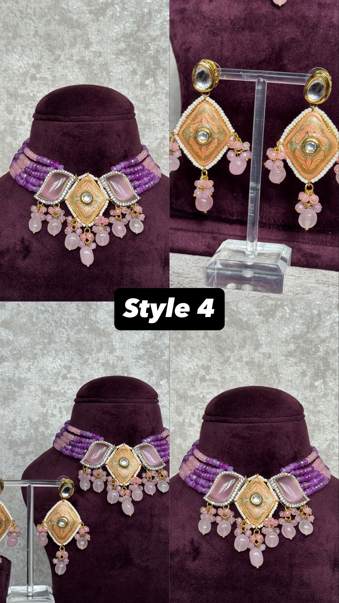 Meenakari Necklace Set | The Necklace Set