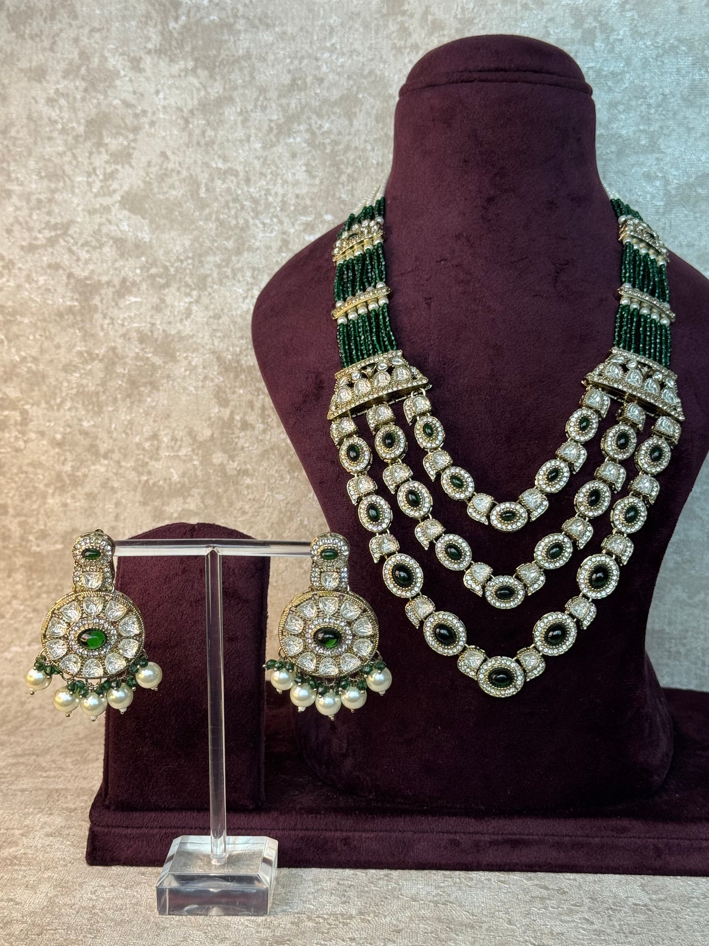 Multi Chain Mala Necklace Set