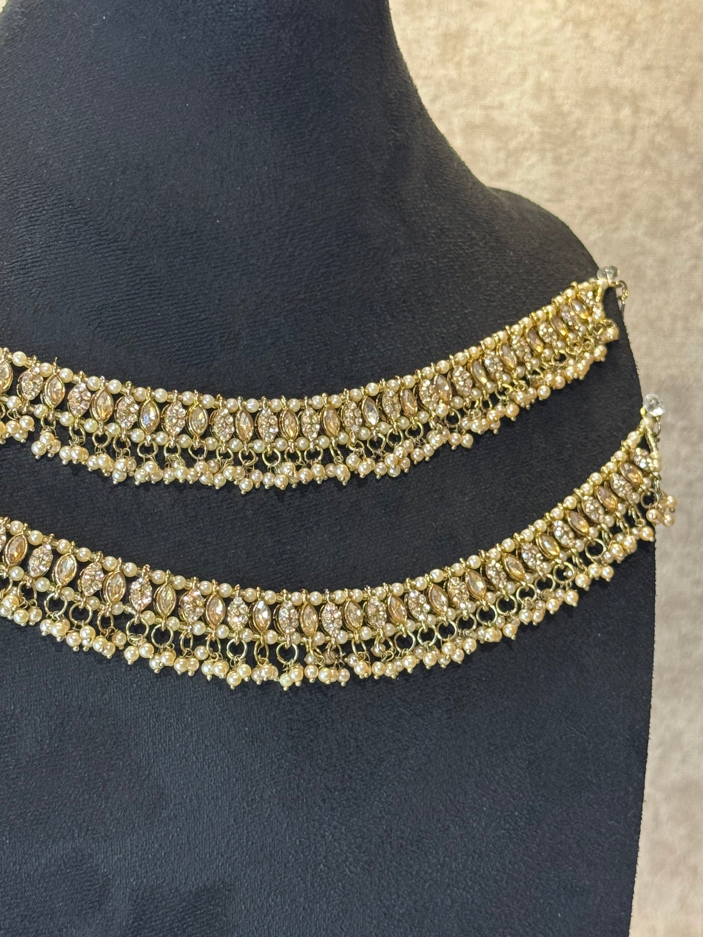 Champagne & Pearl Payal Set