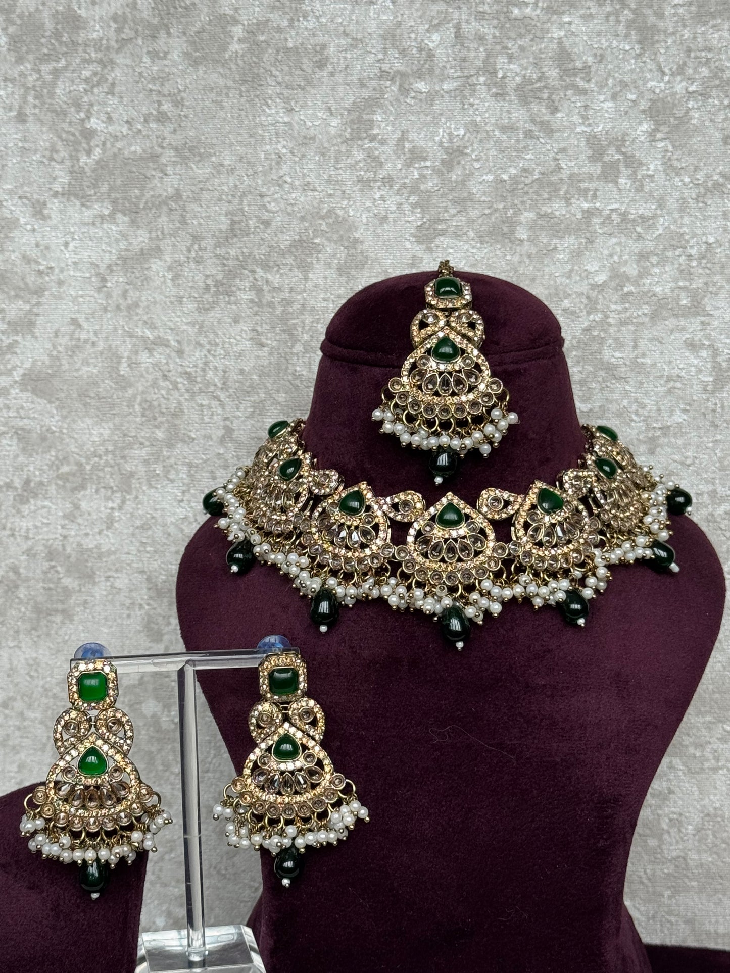 Polki Necklace Set | The Tara Collection
