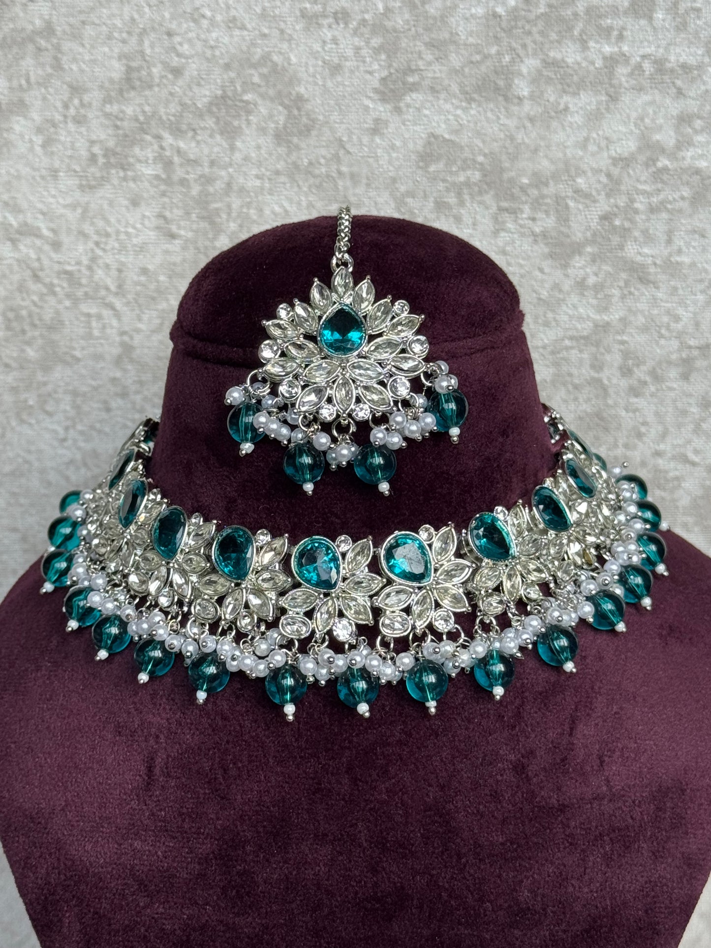 Silver Necklace Set Collection| The Tara Collection