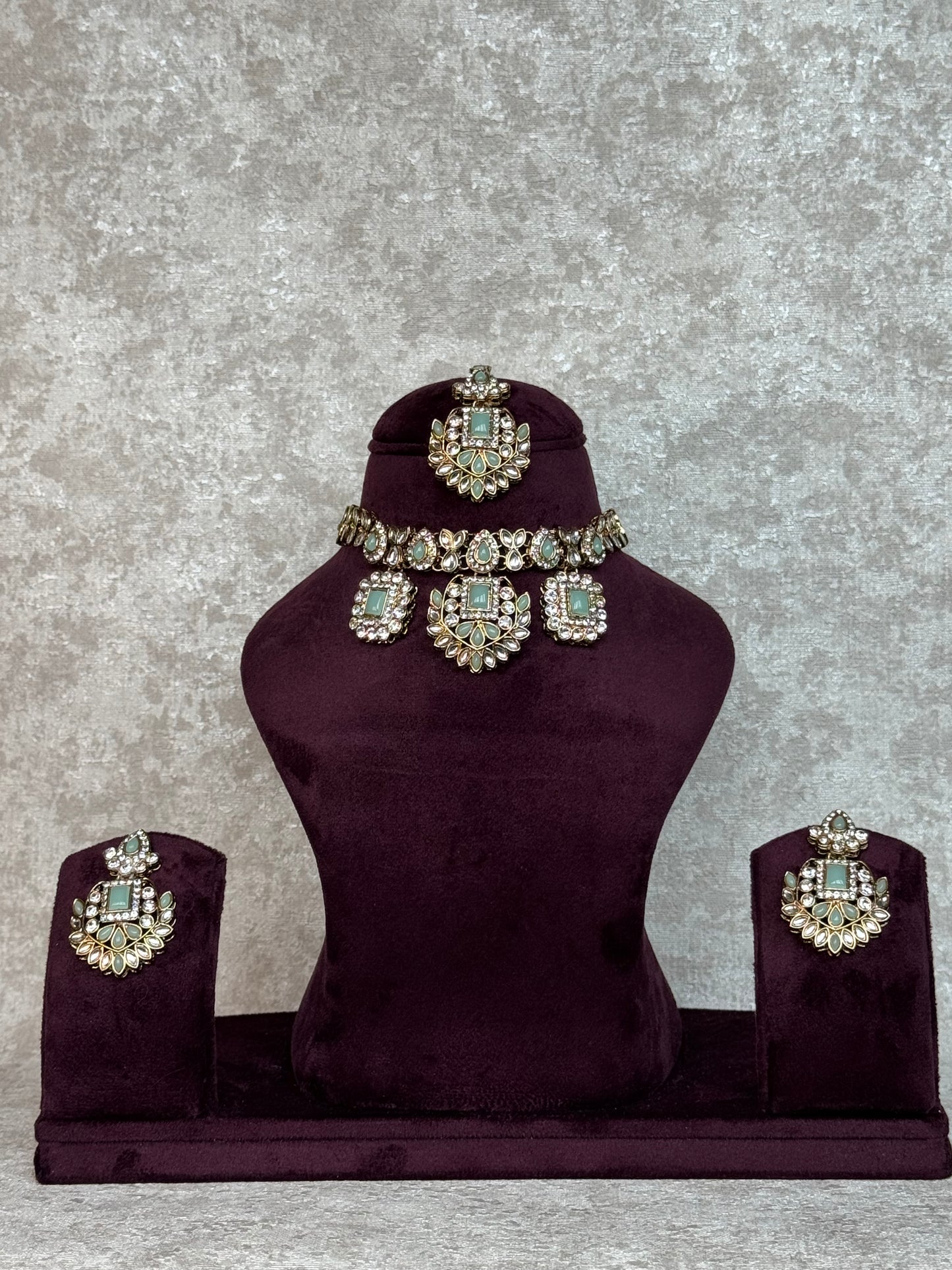 Kundan & Beaded Choker Set