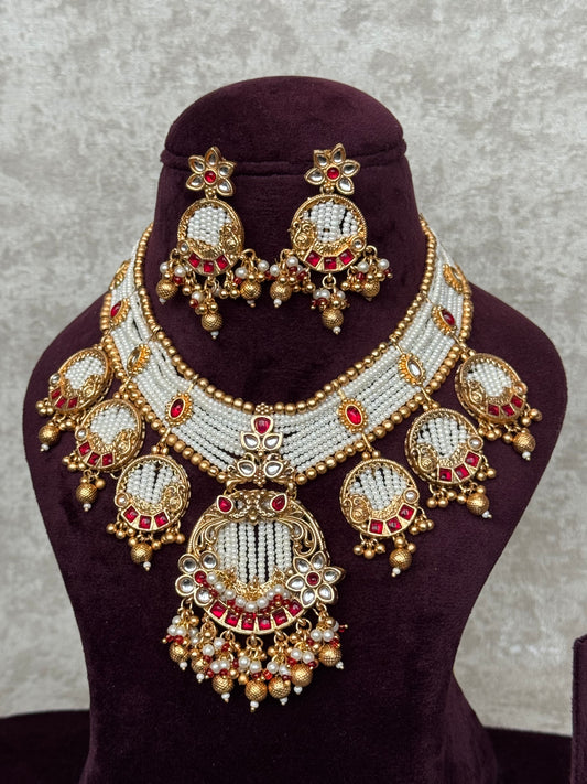 Heritage Rice Bead Necklace Set | The Tara Collection