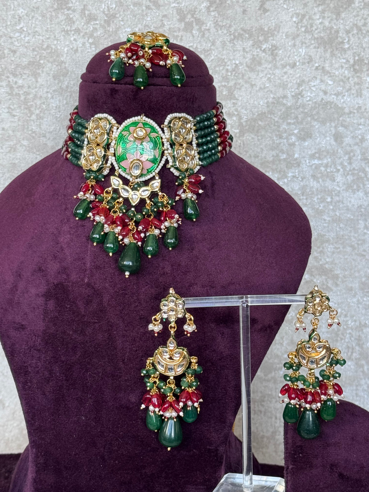 Riddhi - Meenakari Choker Set | The Tara Collection