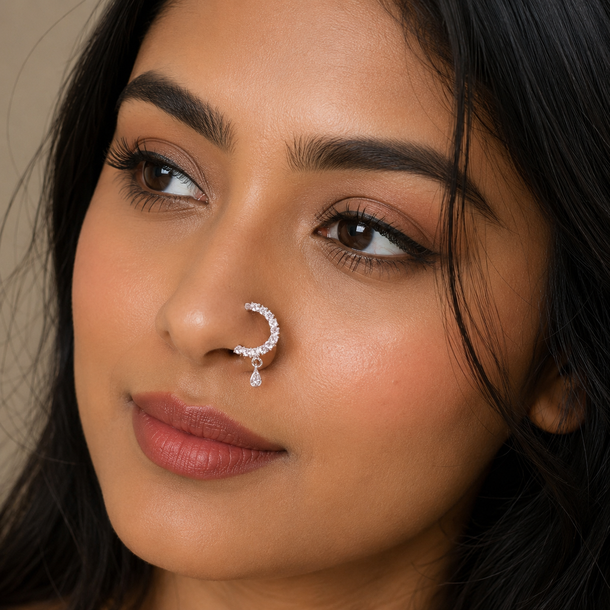 Cubic Zirconia Nose Ring | The Tara Collection