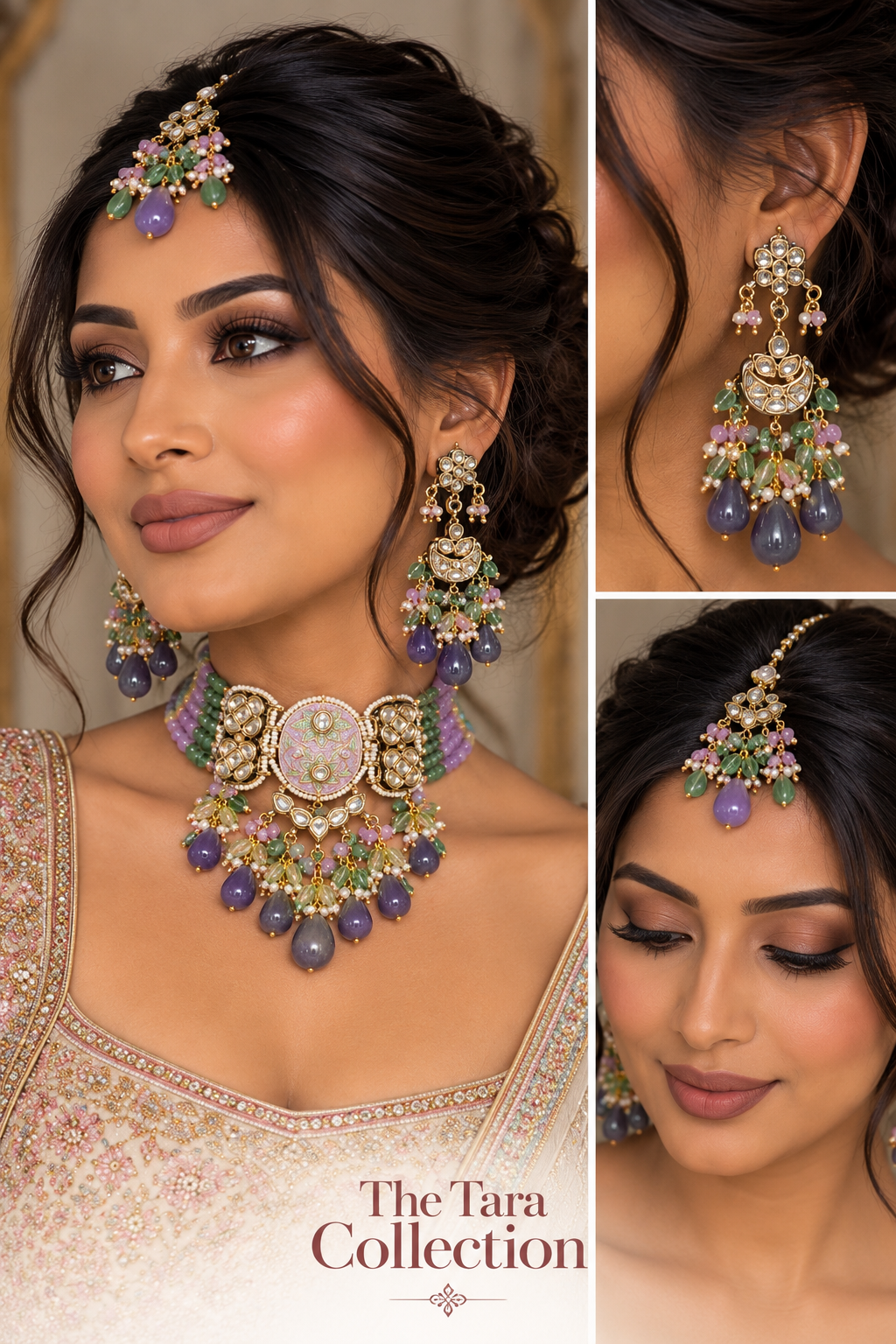 Riddhi - Meenakari Choker Set | The Tara Collection