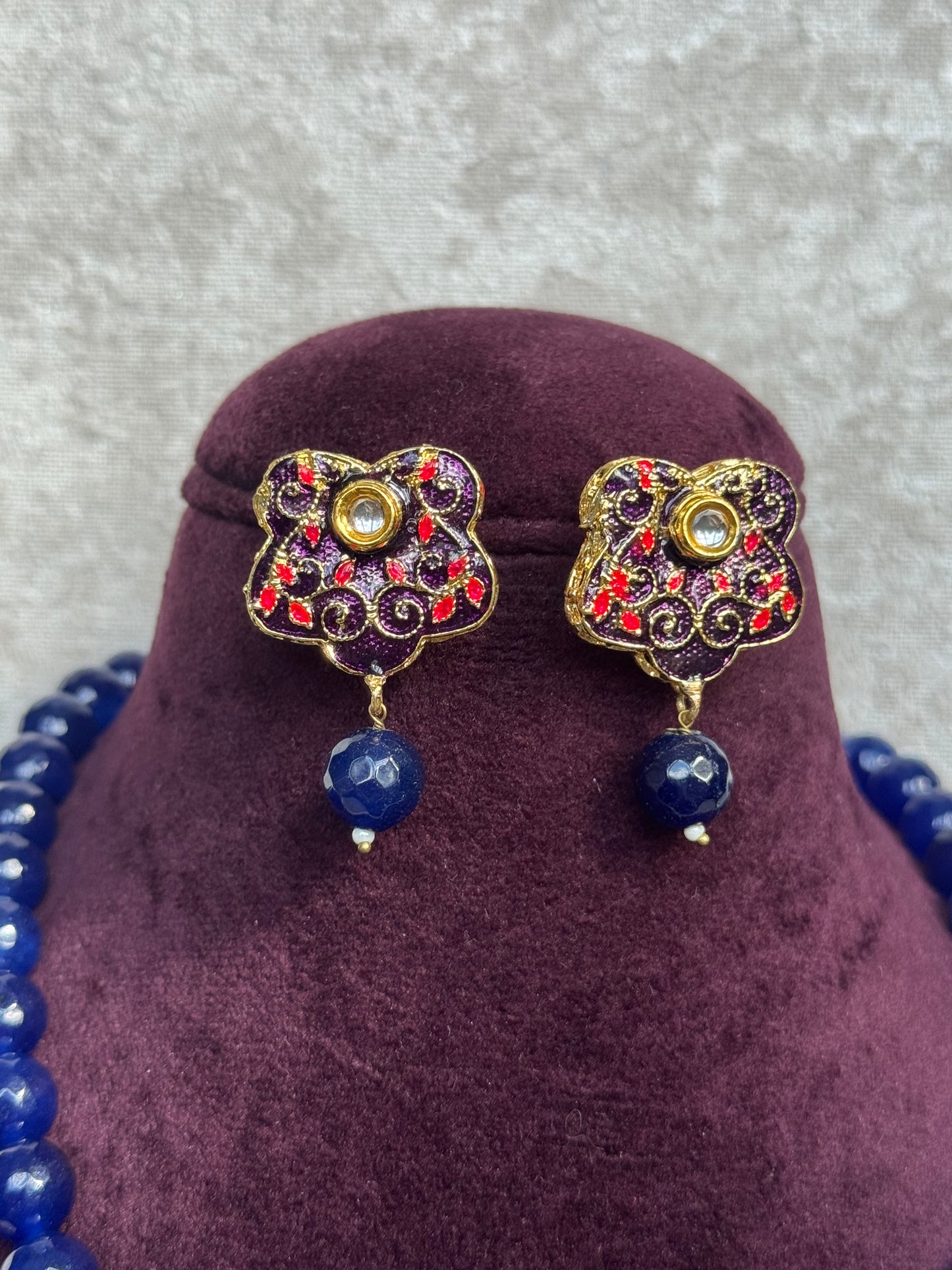 Blue Necklace Set | The Tara Collection