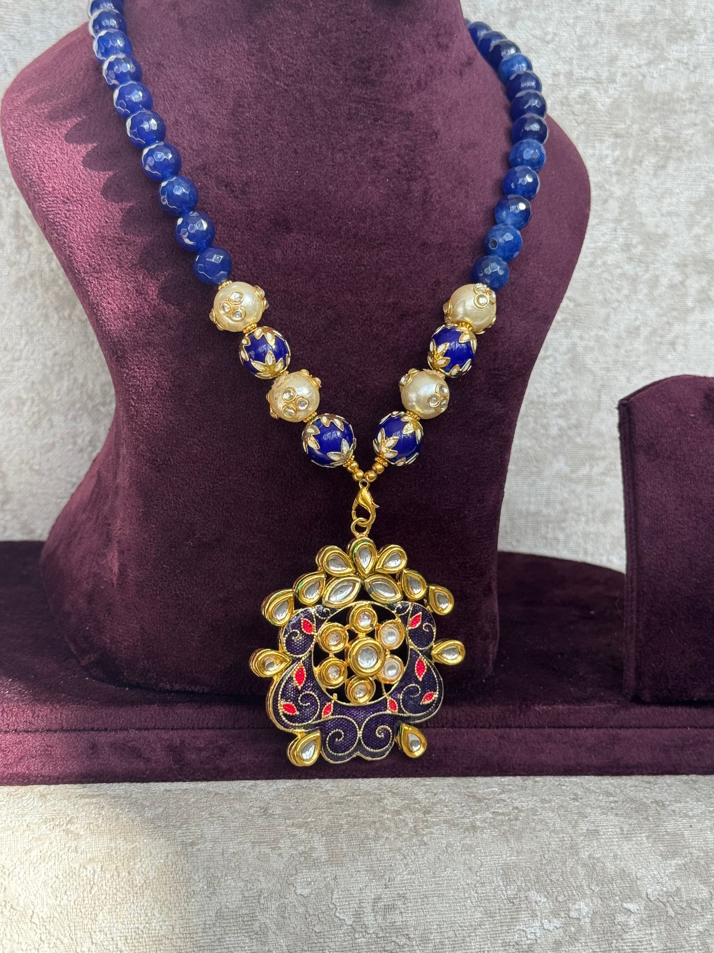Blue Necklace Set | The Tara Collection