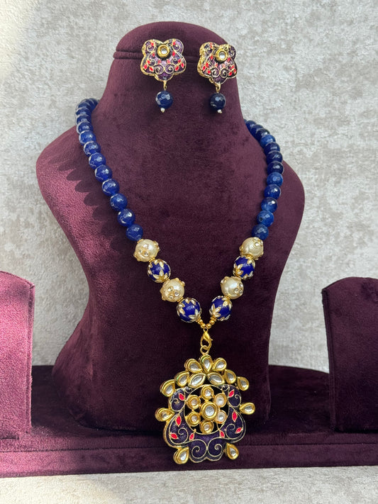 Blue Necklace Set | The Tara Collection