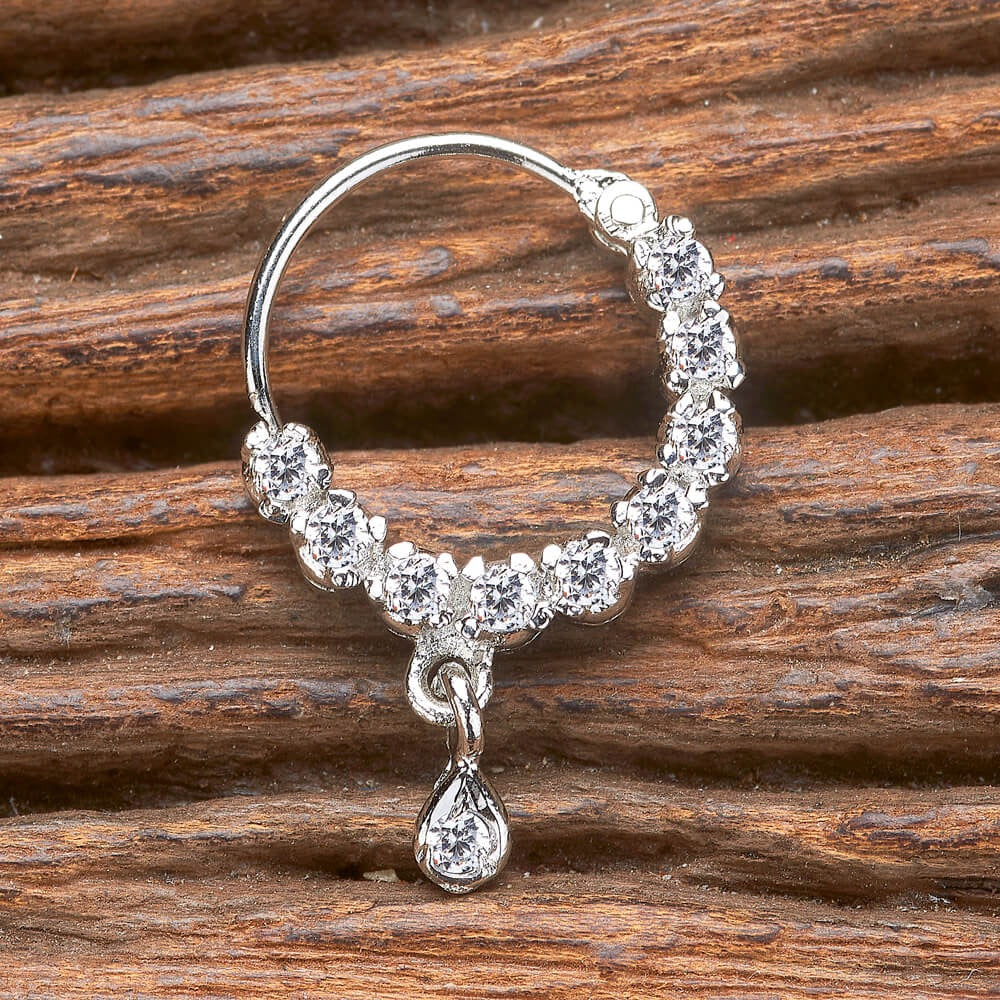 Cubic Zirconia Nose Ring | The Tara Collection