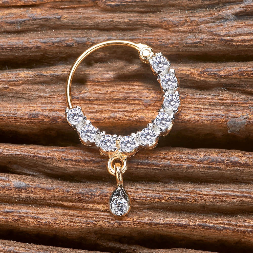 Cubic Zirconia Nose Ring | The Tara Collection