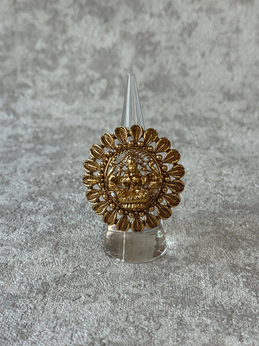 Beautiful Temple Ring - Laxmi Ring