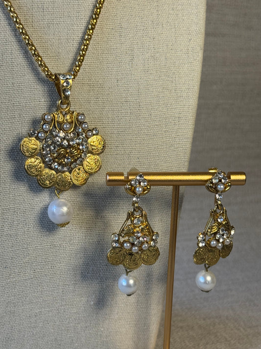 Temple Pendant Set