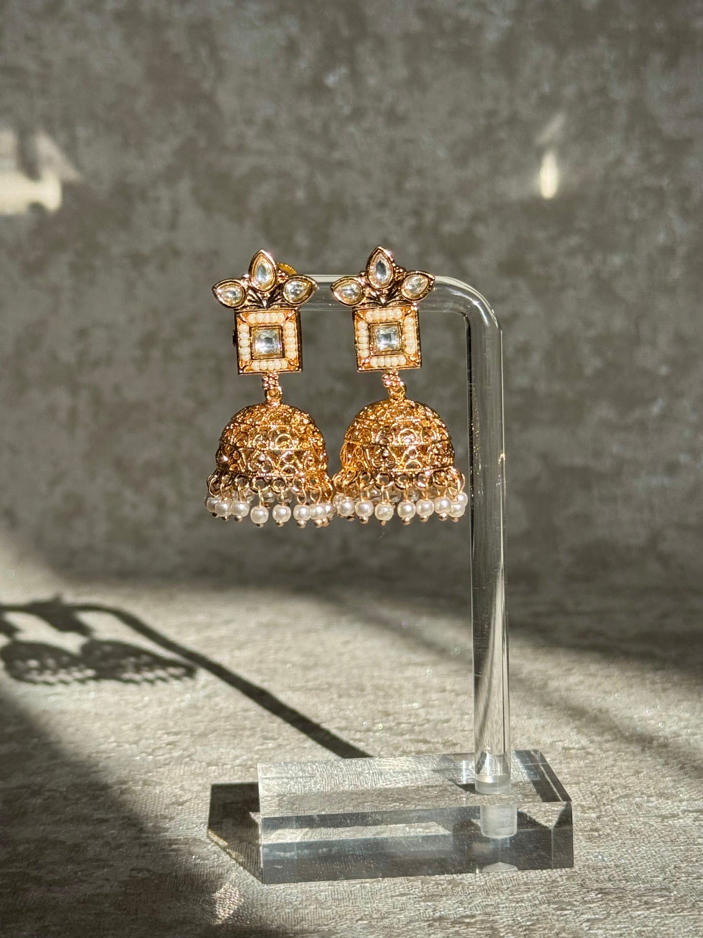 Rajwadi Choker Set with Jhumka earrings
