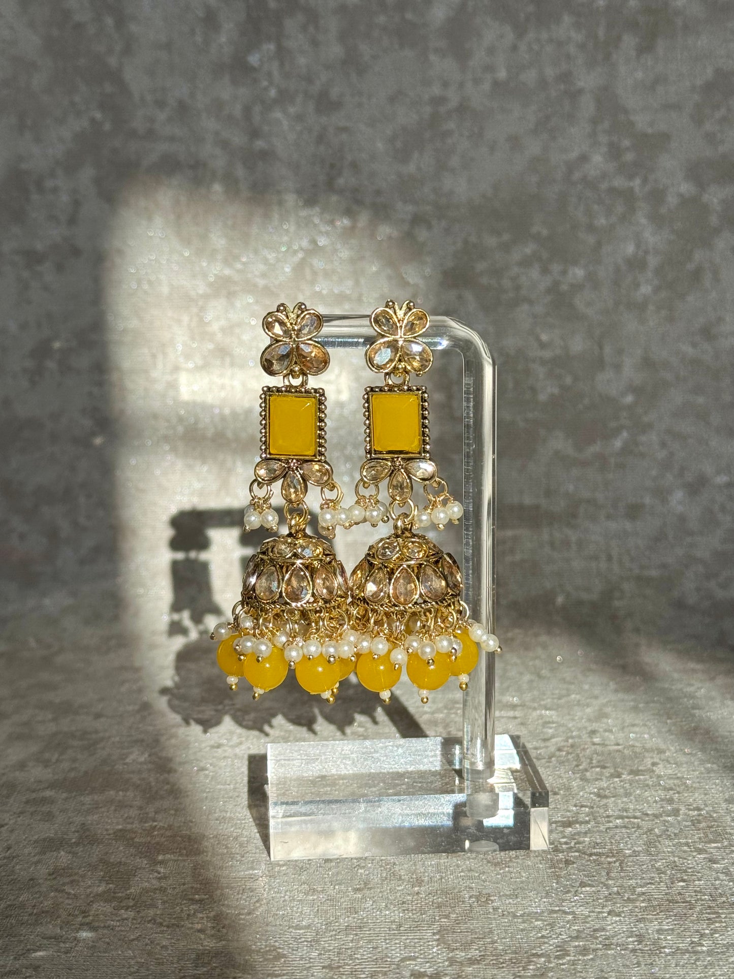 Beautiful Necklace set with Jhumka earrings and tikka