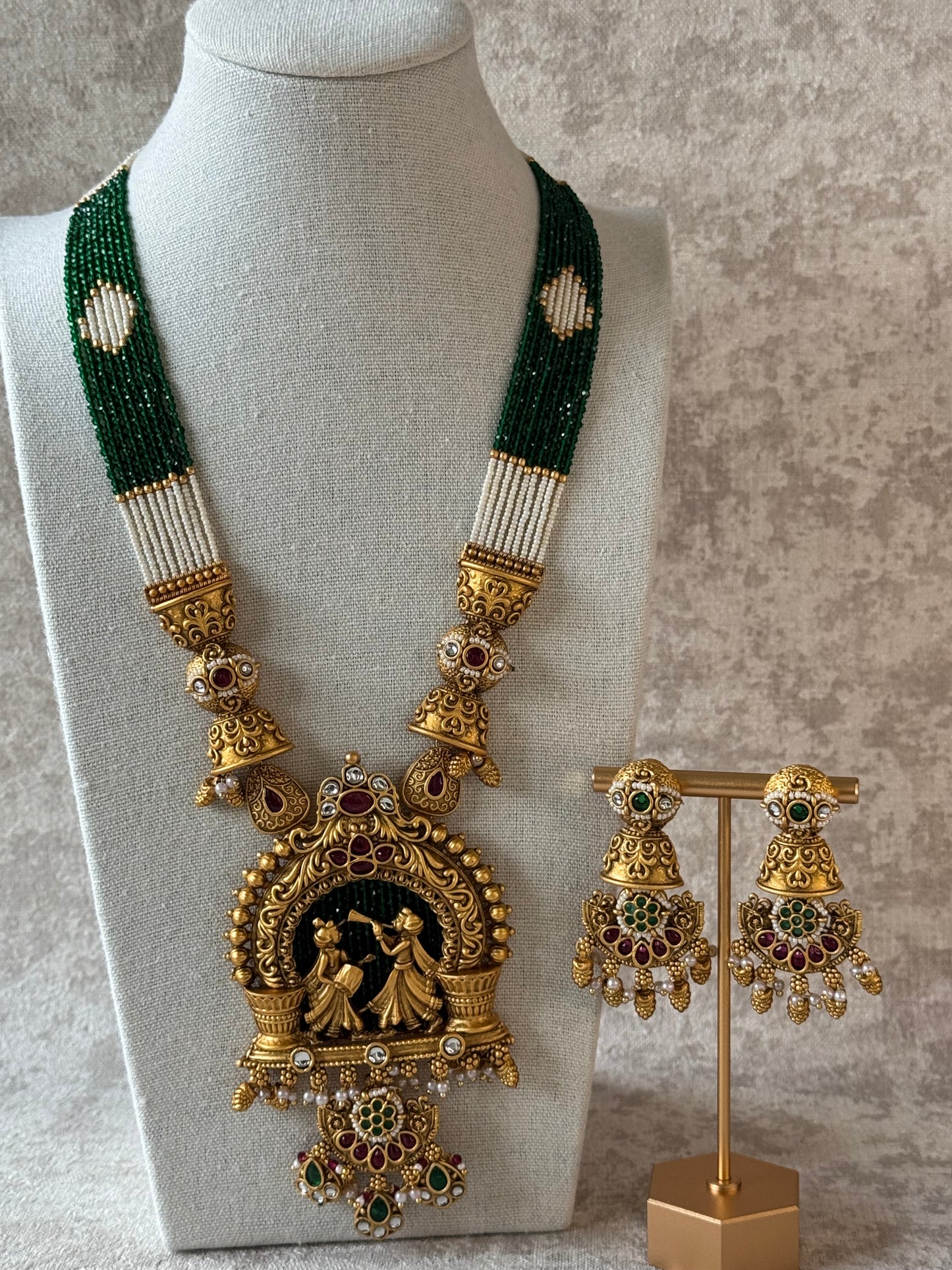 Traditional Rajwadi Polish Temple Set