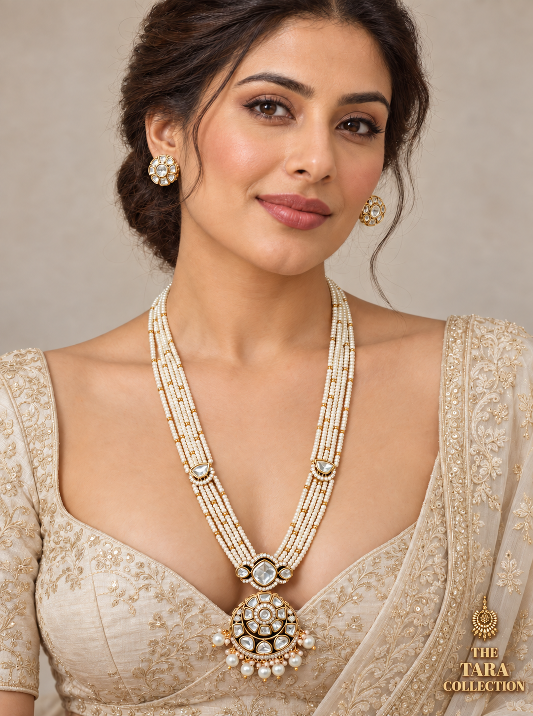 Vaani - Kundan Long Necklace Set | The Tara Collection